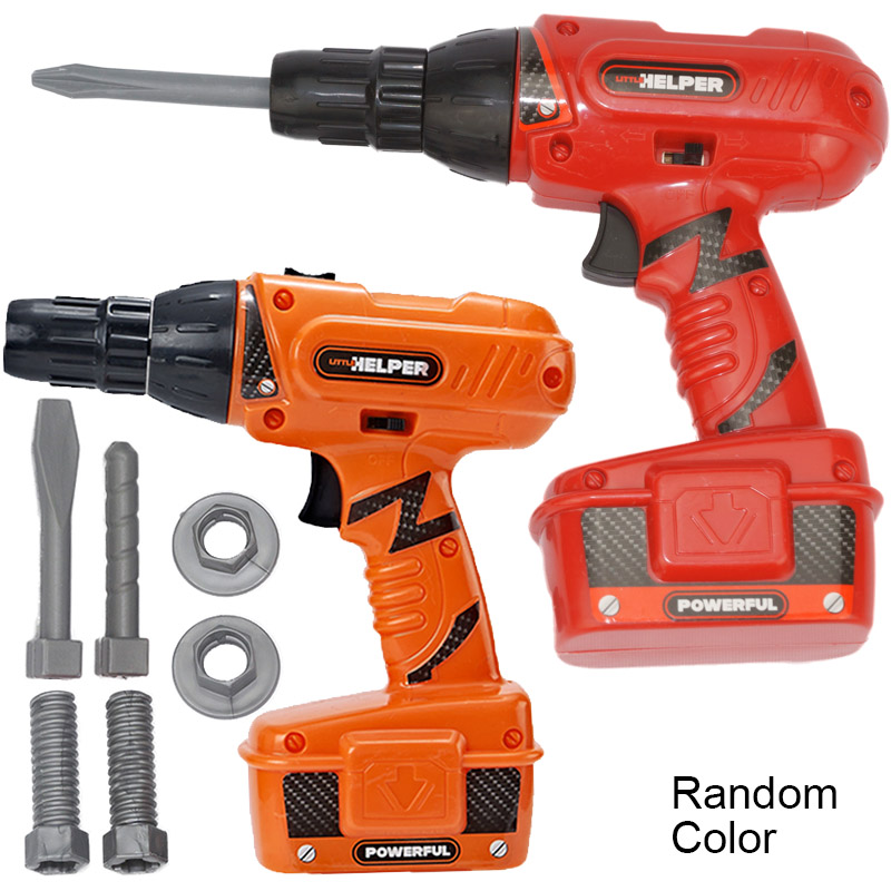 Gardening Tools For Kids - ツールおもちゃ電気ドリル BO シミュレーションスクリュードライバー子供電源修復ツールキット子供ごっこ遊びセットギフトおもちゃ男の子のため