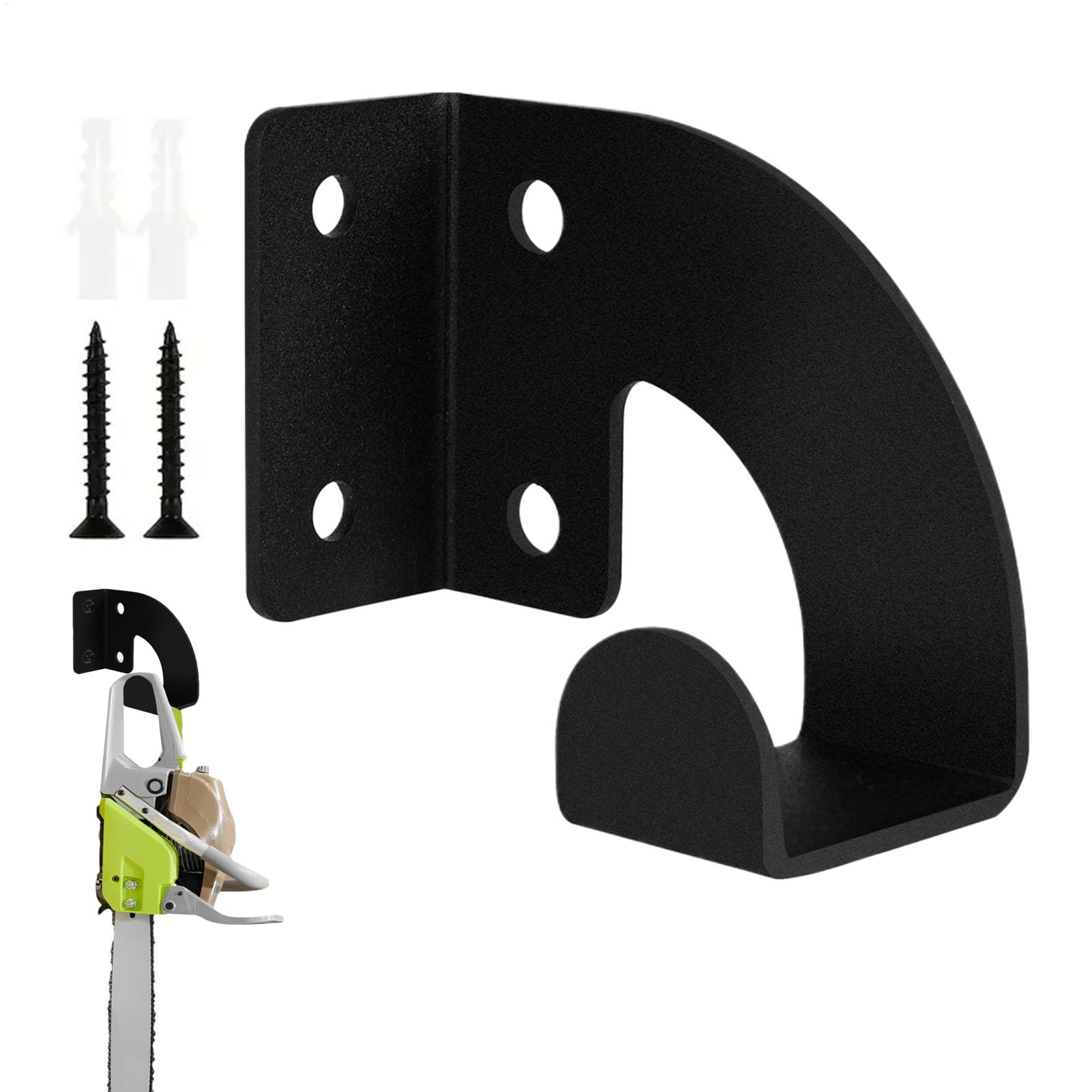 Gardening Tools Women - チェーンソーラック ヘビーデューティーチェーンソー壁掛けホルダー メタルラック 頑丈な収納オーガナイザー ガレージ、作業場、庭用ツール用