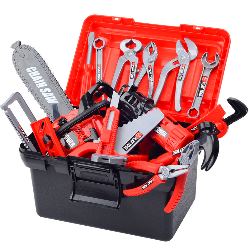 Gardening Tools For Kids - キッズツールセットごっこ遊びドリルおもちゃドライバーツールボックス、ロールプレイ建設キット、男の子幼児への誕生日プレゼント