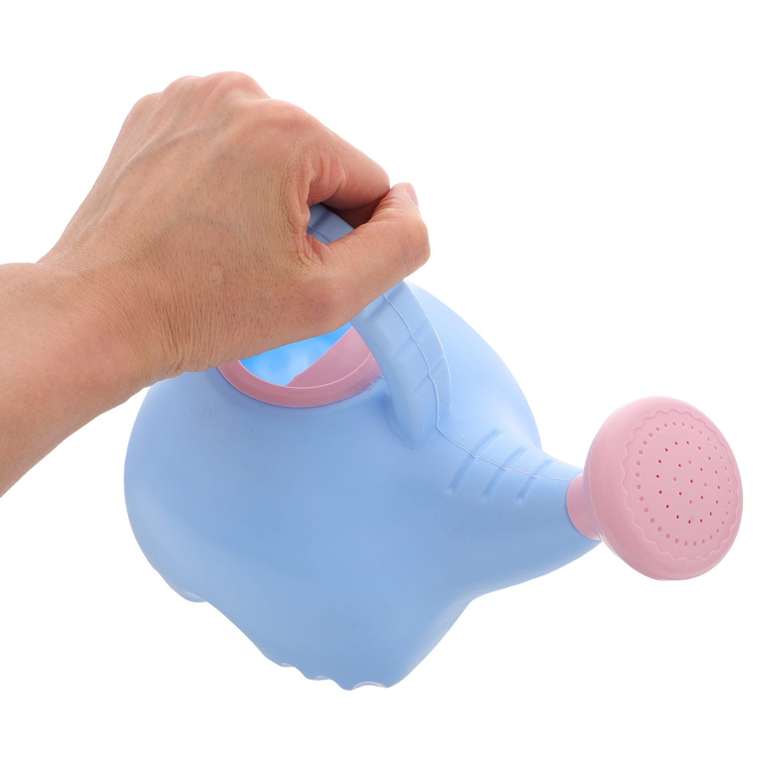 Gardening Tools For Kids - 1.5Lの象の形をした子供用じょうろ。軽量で可愛らしいデザイン。室内、屋外、バルコニー、小さな庭など、さまざまな場所で使えるガーデニングツール。スプレー機能付き。