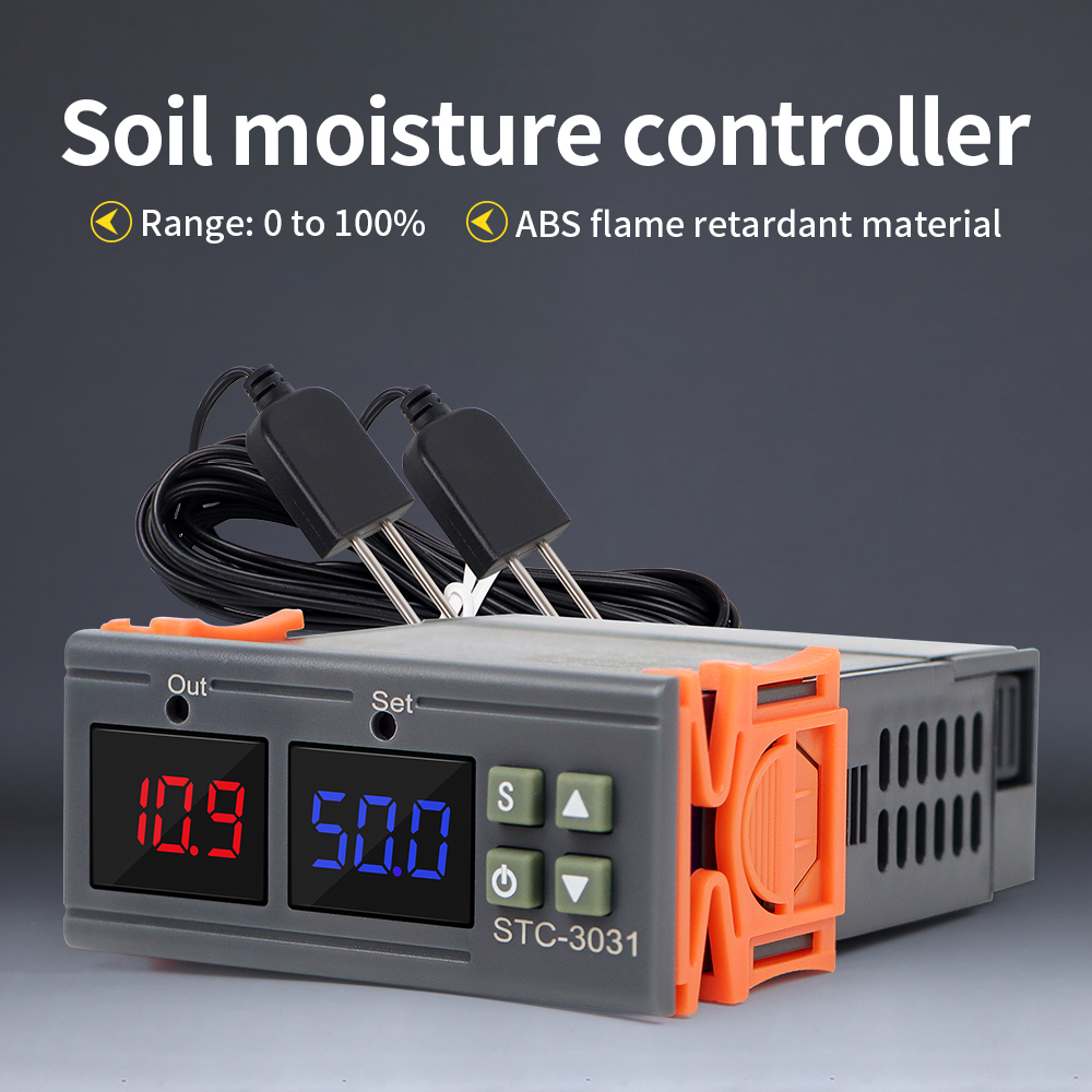 Moisture Meter Plant - 庭の土壌水分センサーモジュール、土壌水分テスター、鉢植え、220v、STC-3029、3030、3031