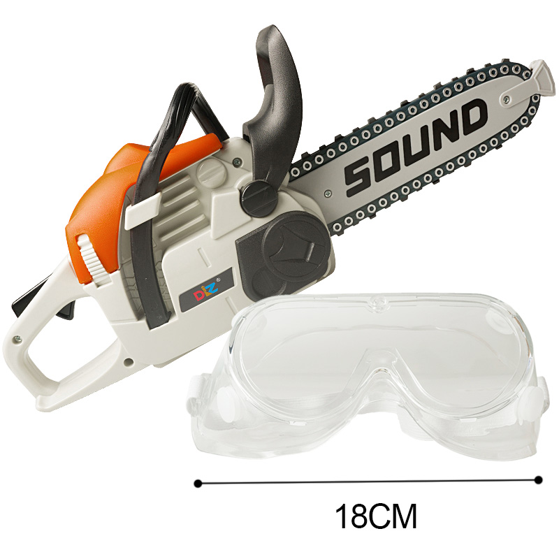 ゴーグル付きおもちゃのチェーンソー 子供用電動チェーンソー  - Gardening Tools For Kids のレビューと価格