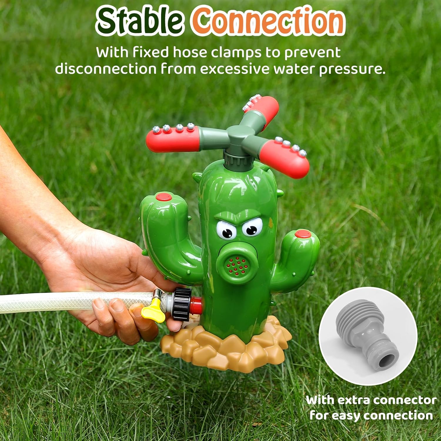 水スプレーおもちゃサボテンスプリンクラー屋外裏庭庭水おもちゃ - Gardening Tools For Kids のレビューと価格