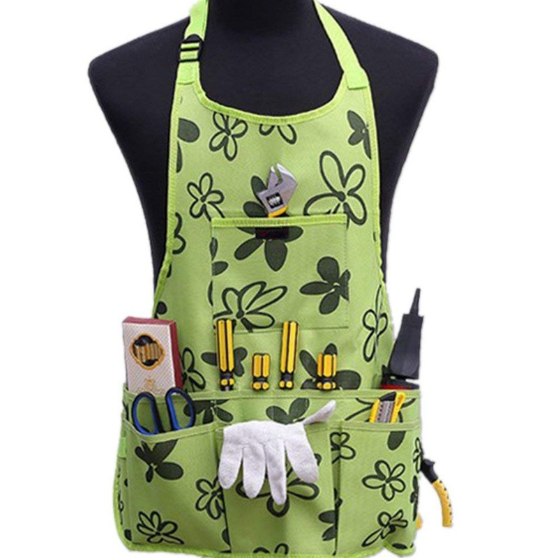 女性と男性のためのポケット付きガーデンワークエプロン、ハンド - Gardening Tools Women のレビューと価格