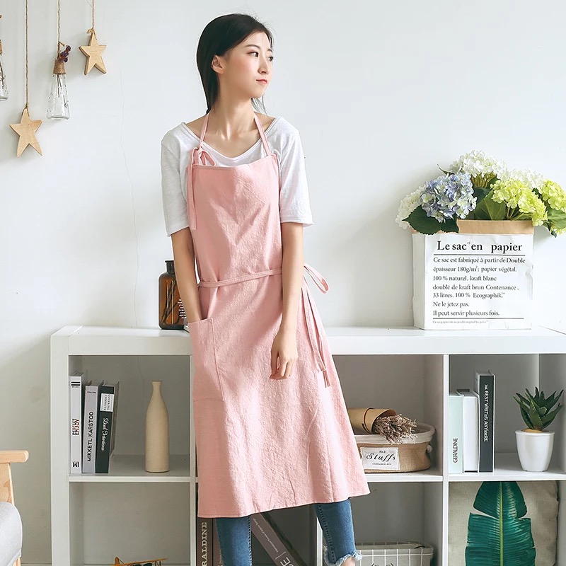 通気性のある綿エプロン女性用特大フラワーコーヒーショップエプ - Gardening Tools Women のレビューと価格