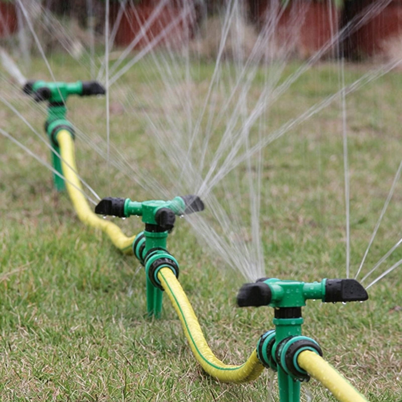 自動回転式散水器 庭の芝生灌漑用 360度ヤードカバー散水器 - Gardening Tools Women のレビューと価格