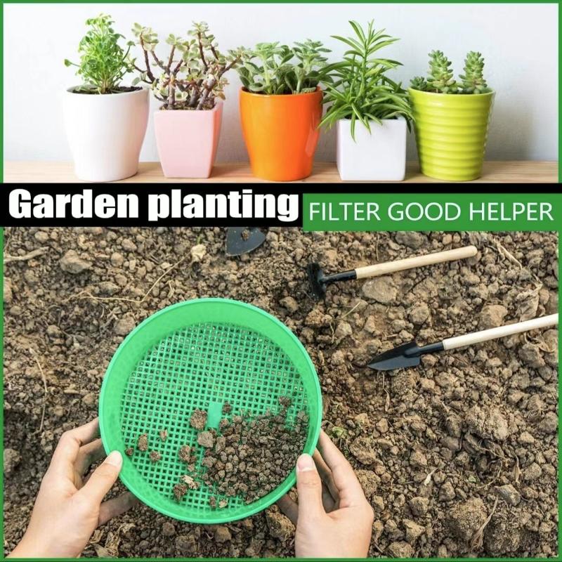 【新商品】プラスチック製土壌ふるい、土や石の選別・ろ過用メッ - Garden Sieve Soil のレビューと価格
