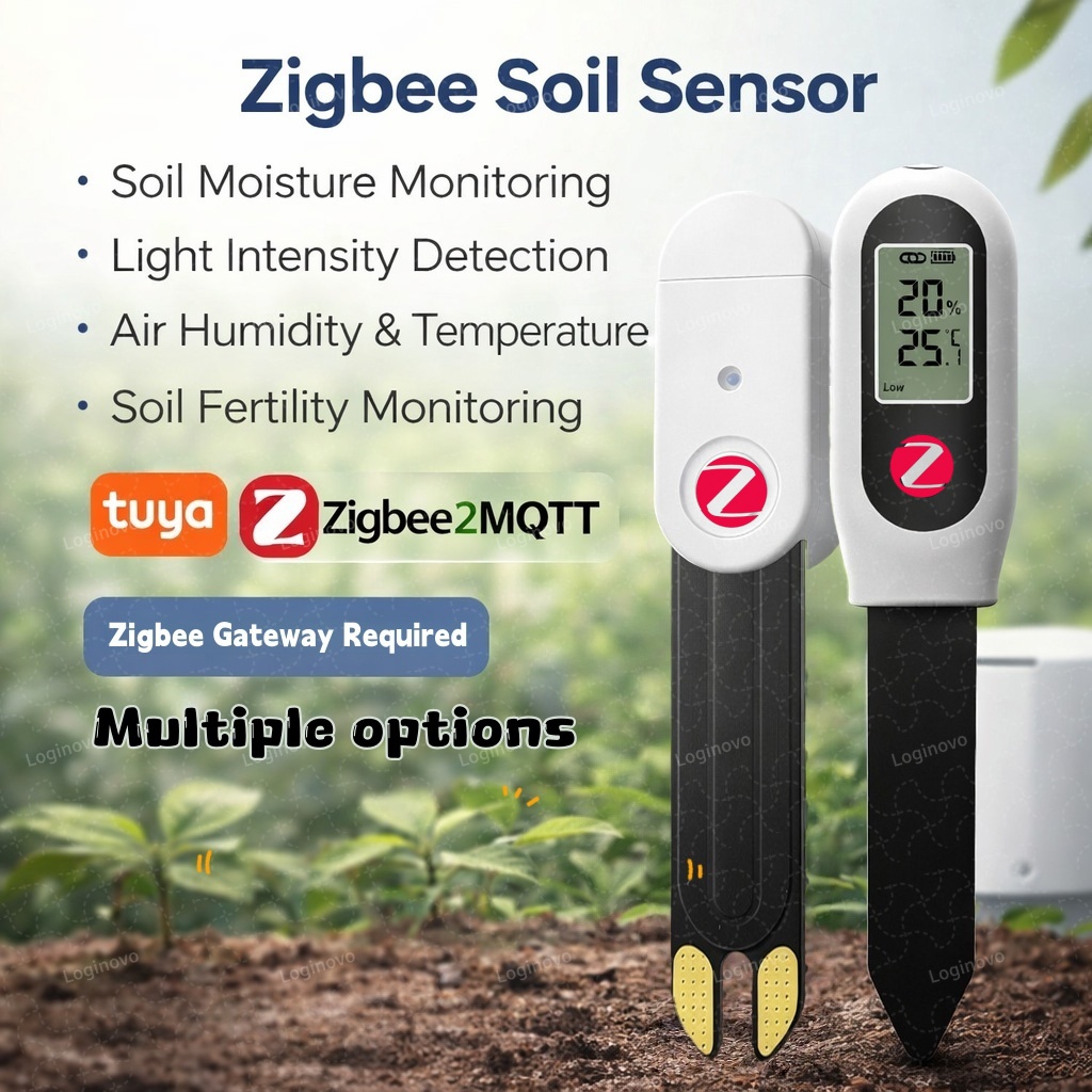 Zigbee 土壌水分センサー Tuya スマートライフ 肥 - Moisture Meter Plant のレビューと価格