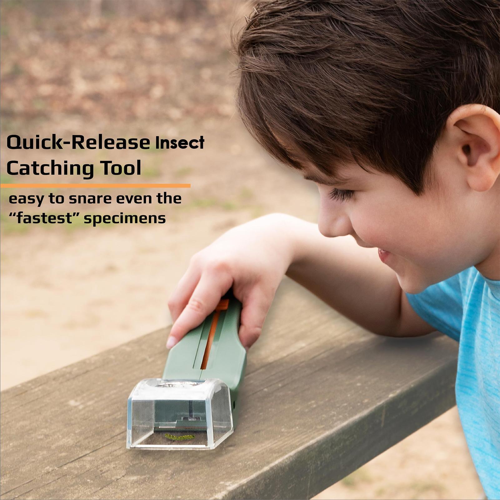 子供用虫眼鏡 5倍拡大鏡 クイックリリース教育用クリア探検ツ - Gardening Tools For Kids のレビューと価格