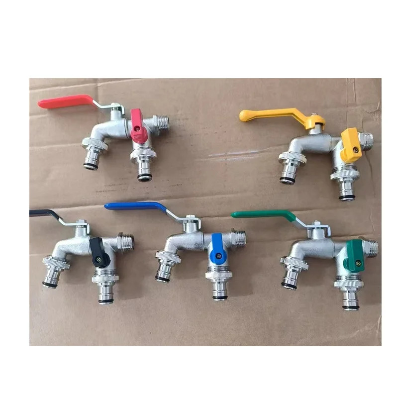ガーデンツール真鍮製水栓1/2インチ外側内側両用簡単開閉レバ - Gardening Tools Used のレビューと価格
