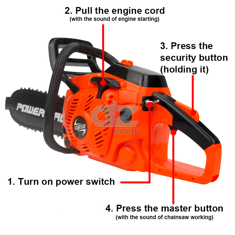 キッズツールパワーチェーンソー電気修理おもちゃリアルなサウン - Gardening Tools For Kids のレビューと価格