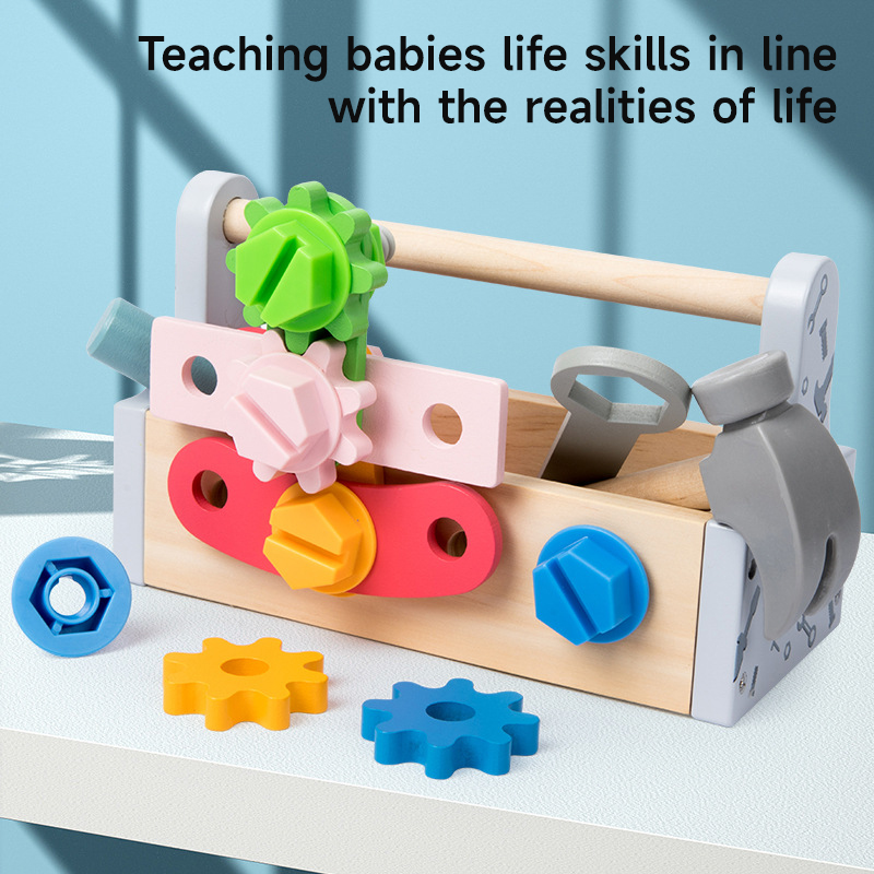 子供用ツールボックス木製おもちゃDIYネジ修理キットおもちゃ - Gardening Tools For Kids のレビューと価格