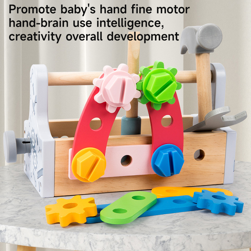 子供用ツールボックス木製おもちゃDIYネジ修理キットおもちゃ - Gardening Tools For Kids のレビューと価格