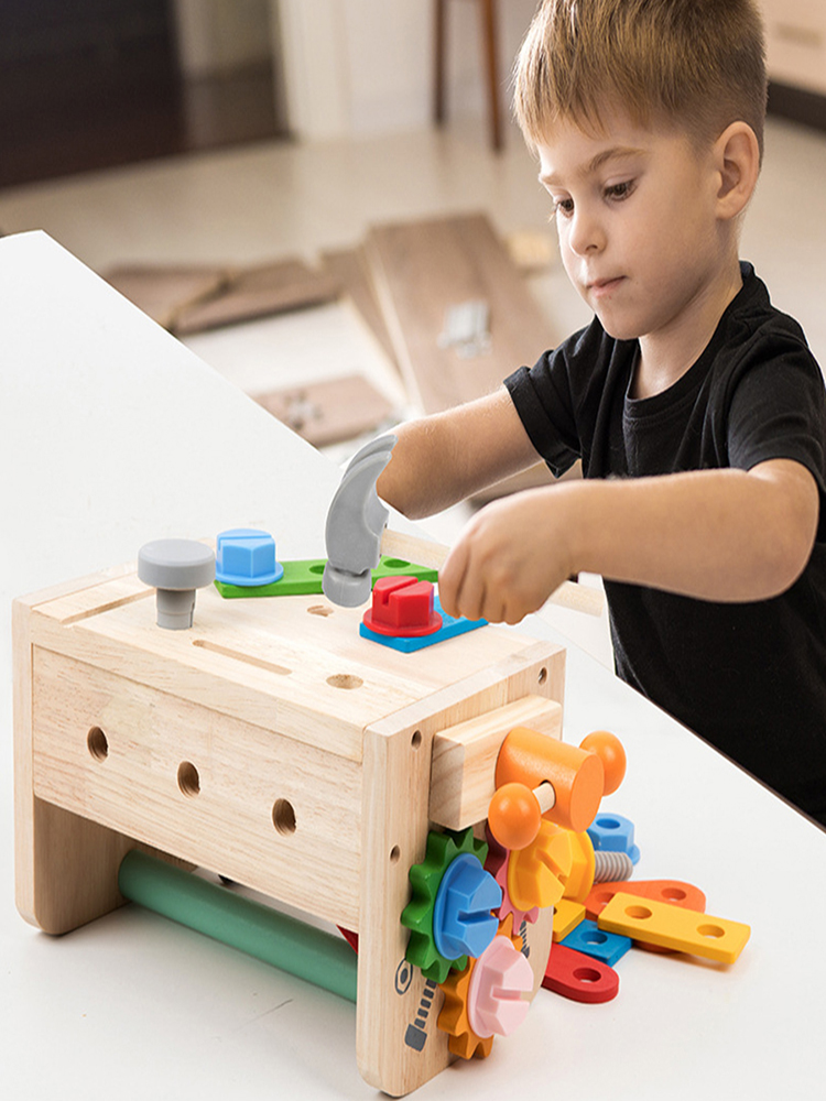 キッズツールベンチ木製セットおもちゃモンテッソーリおもちゃワ - Gardening Tools For Kids のレビューと価格