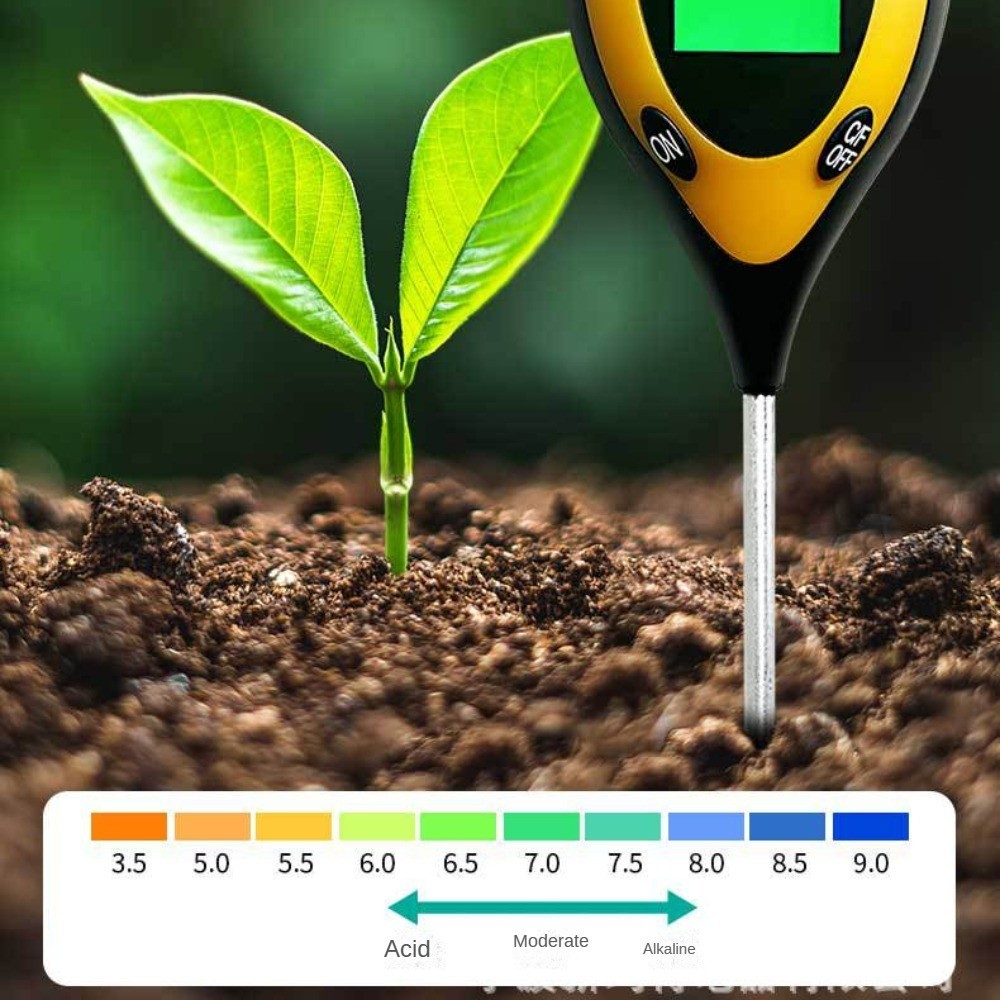 土壌pHテスター 4 in 1 pH土壌pH検出器 光 湿度 - Moisture Meter Plant のレビューと価格