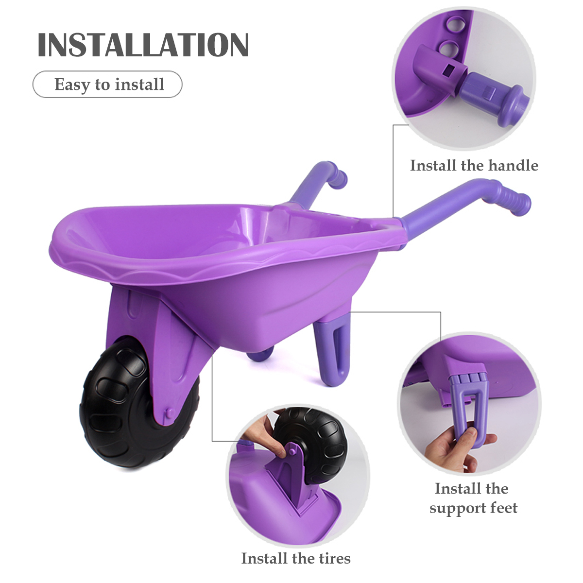 子供用園芸ツールセットおもちゃ、子供用屋外ガーデンビーチカー - Gardening Tools For Kids のレビューと価格