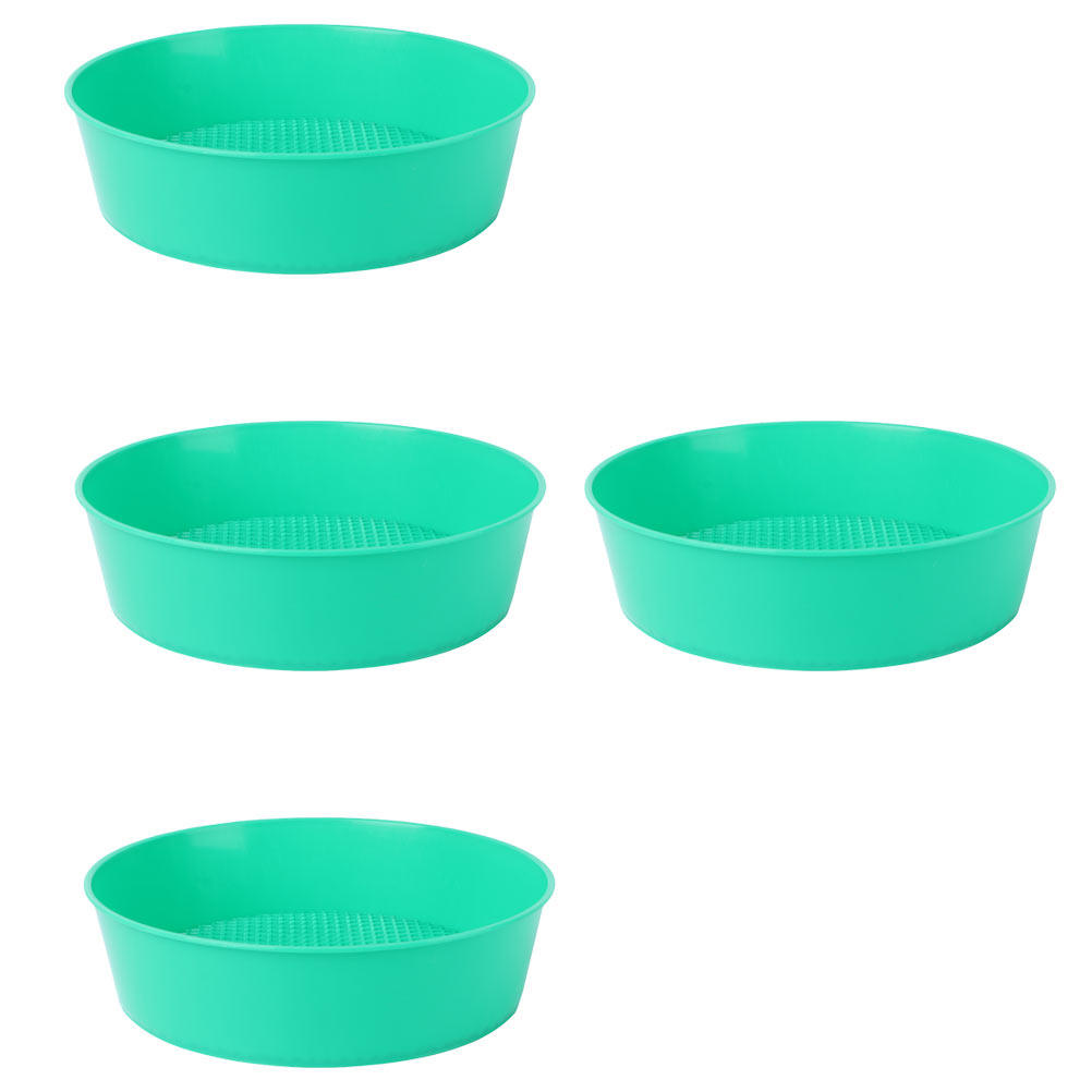 4個入り、高品質で耐久性に優れたプラスチック製の土ふるい。石 - Garden Sieve Soil のレビューと価格