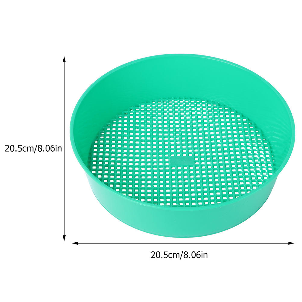 4個入り、高品質で耐久性に優れたプラスチック製の土ふるい。石 - Garden Sieve Soil のレビューと価格