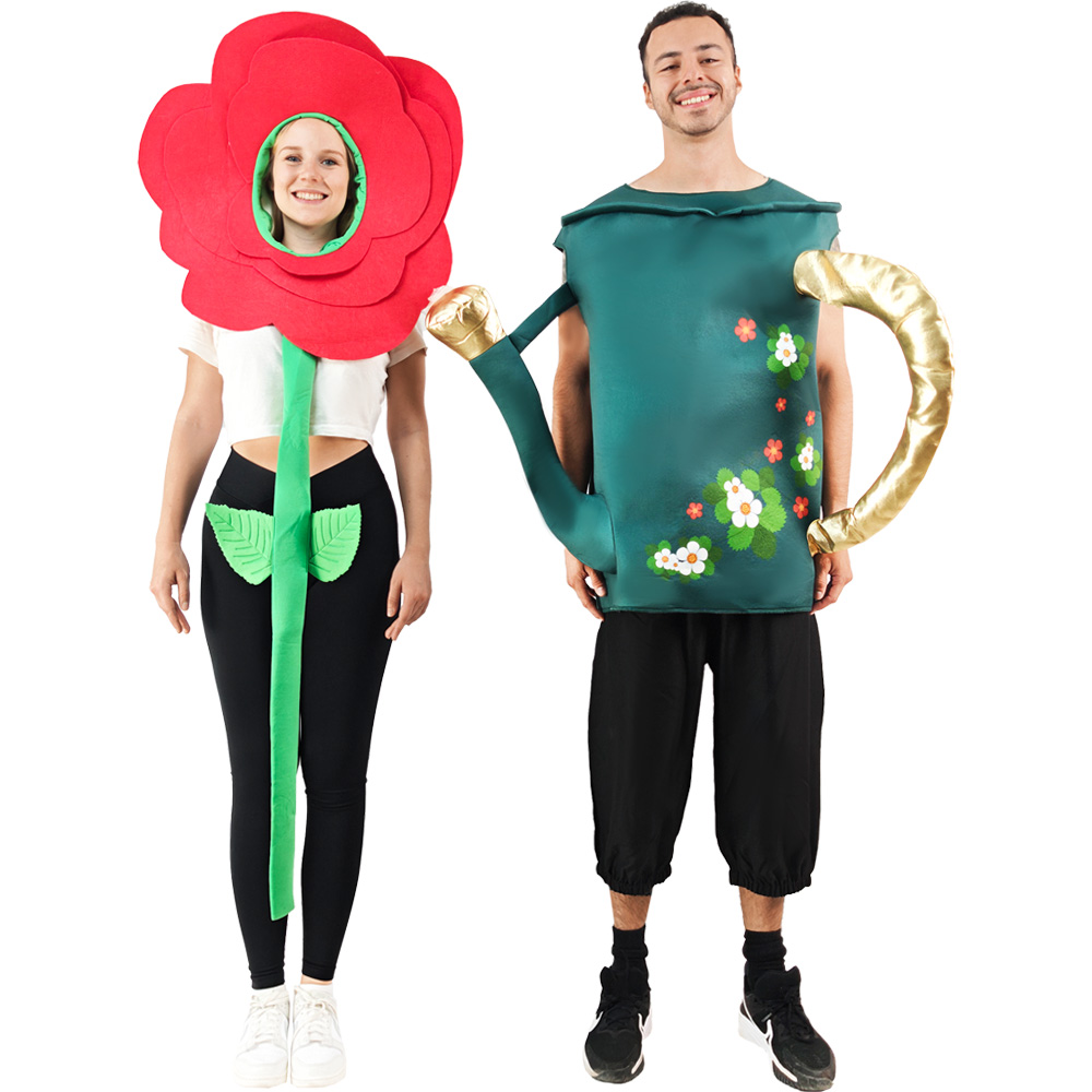 2 個のカップル大人用スプリンクラーケトルとフラワースーツハ - Gardening Tools Women のレビューと価格