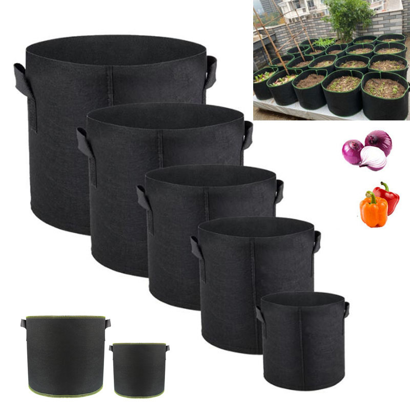 植物用の布製栽培バッグ,5ガロン,10ガロン,フラワーポット - Gardening Tools Big のレビューと価格