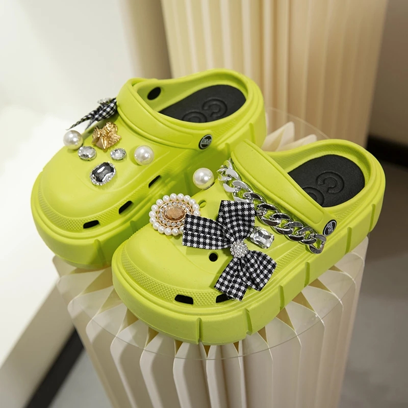 6 センチメートル DIY プラットフォームスリッパ夏の女性 - Gardening Tools Women のレビューと価格