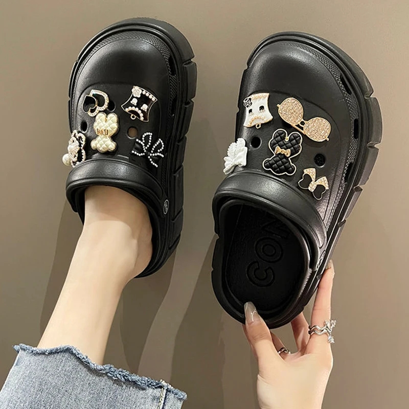 6 センチメートル DIY プラットフォームスリッパ夏の女性 - Gardening Tools Women のレビューと価格