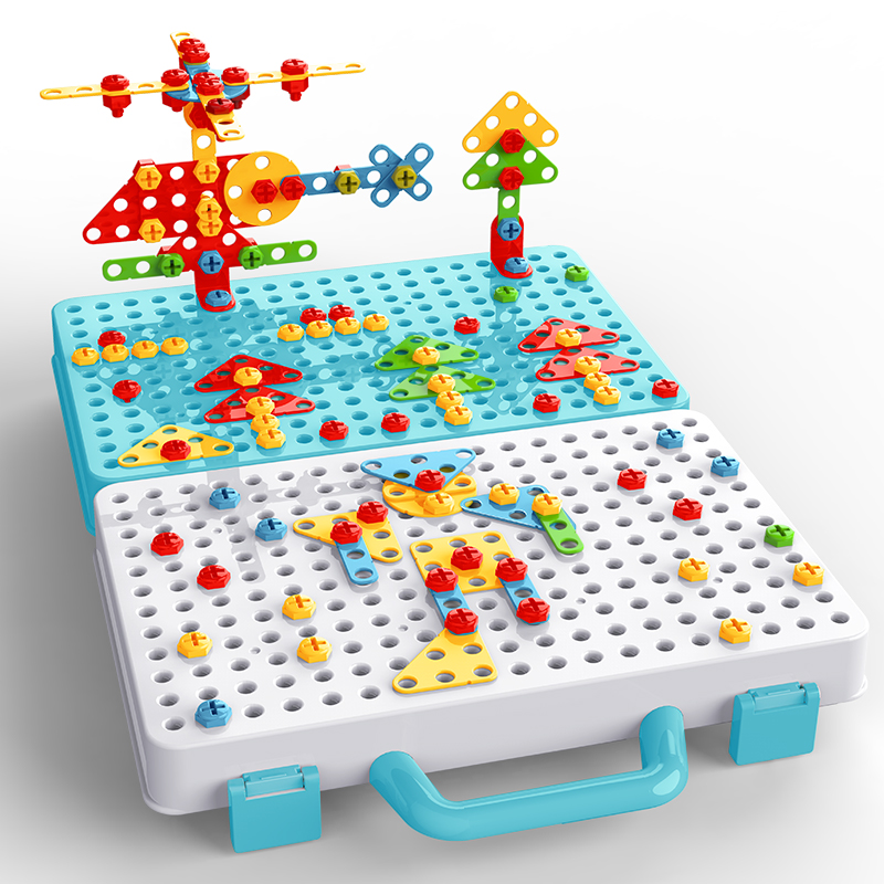 電気ドリルナット分解マッチツールおもちゃ子供教育組み立てブロ - Gardening Tools For Kids のレビューと価格