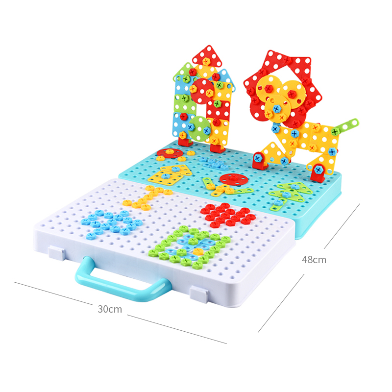 電気ドリルナット分解マッチツールおもちゃ子供教育組み立てブロ - Gardening Tools For Kids のレビューと価格