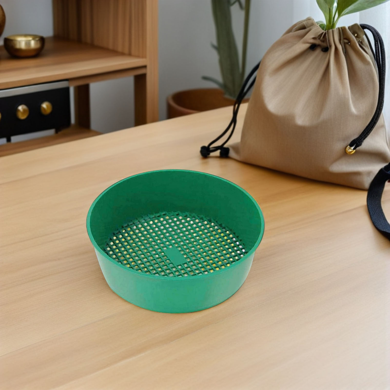 携帯用プラスチック製土壌ふるいツール、ガーデンメッシュふるい - Garden Sieve Soil のレビューと価格