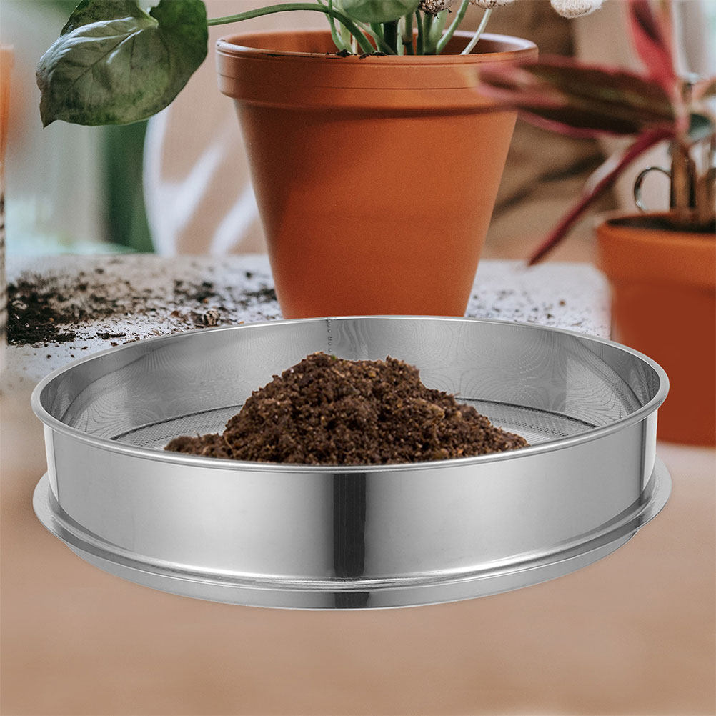 メッシュワイヤースクリーン堆肥ふるい 家庭用ふるい ガーデニ - Garden Sieve Soil のレビューと価格